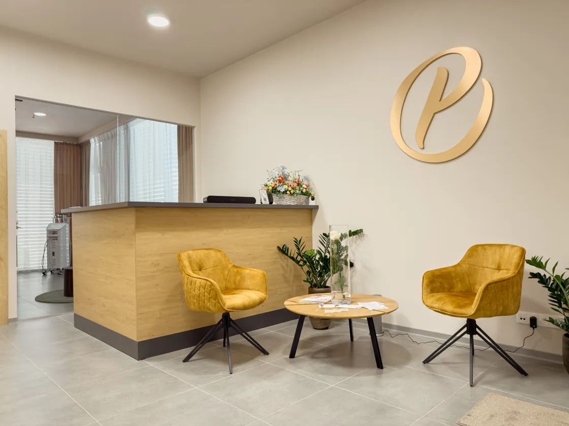 Recepcia Perfect Clinic Košice